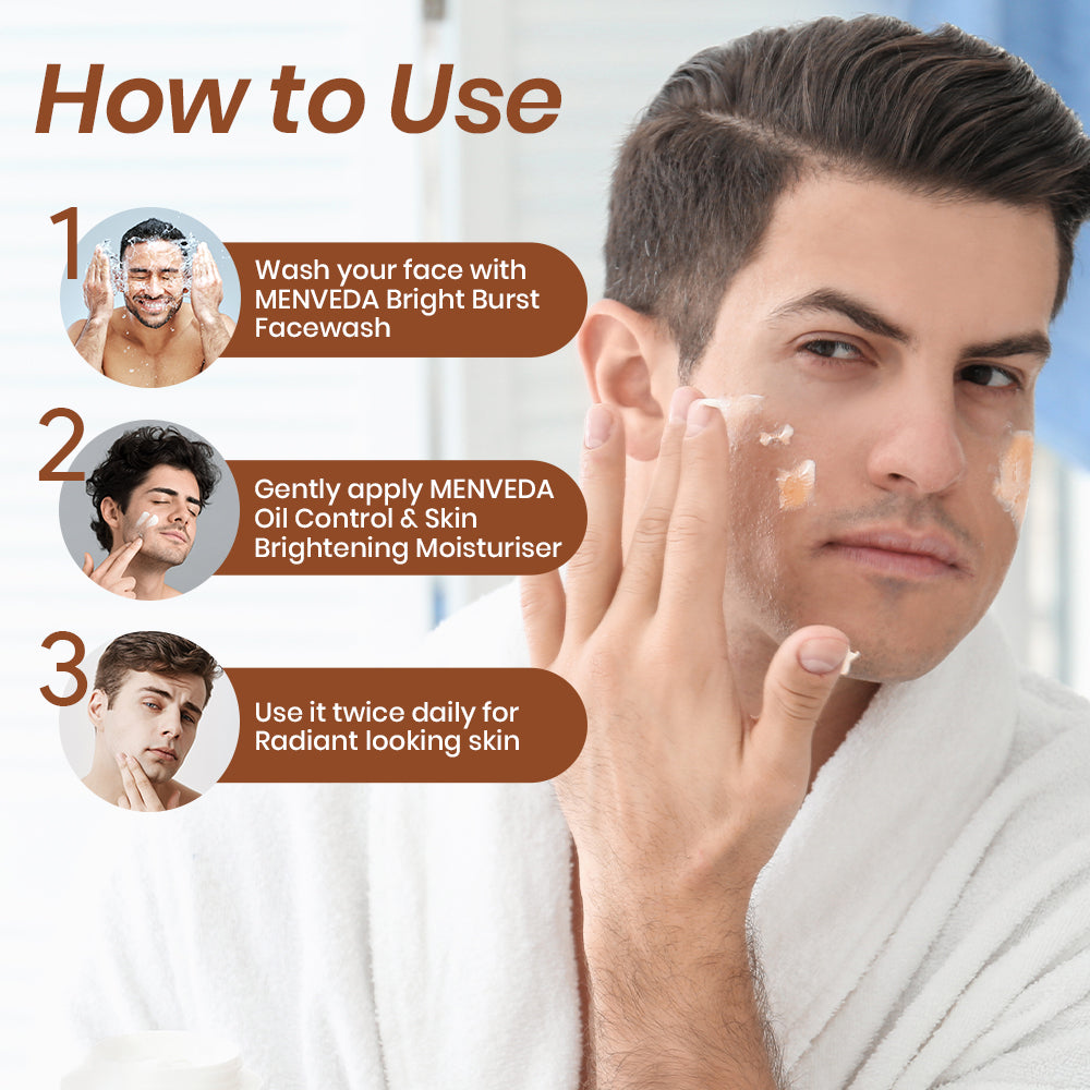 Face Moisturizer for Oil Control & Skin Brightening|Saffron,Sandalwood,Witch hazel & Papaya – 50 ml