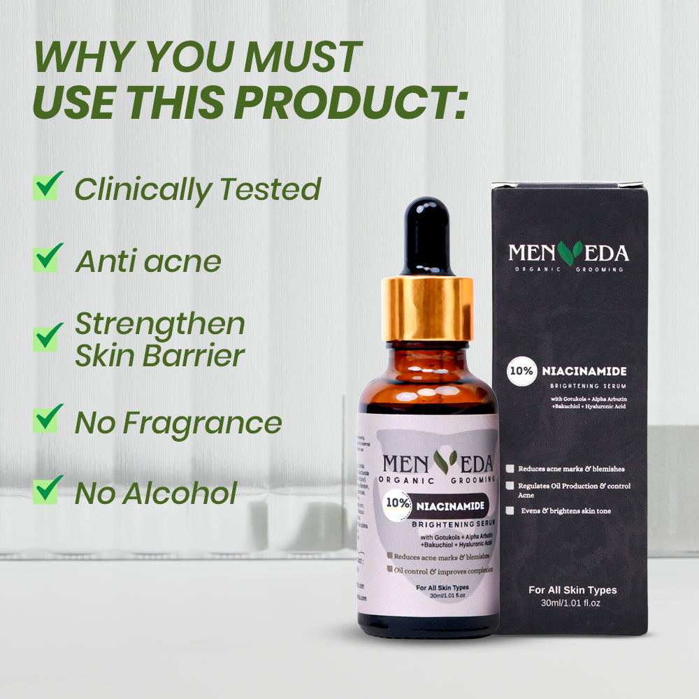 Menveda Clean up Combo ( Detan Scrub & Face Serum)