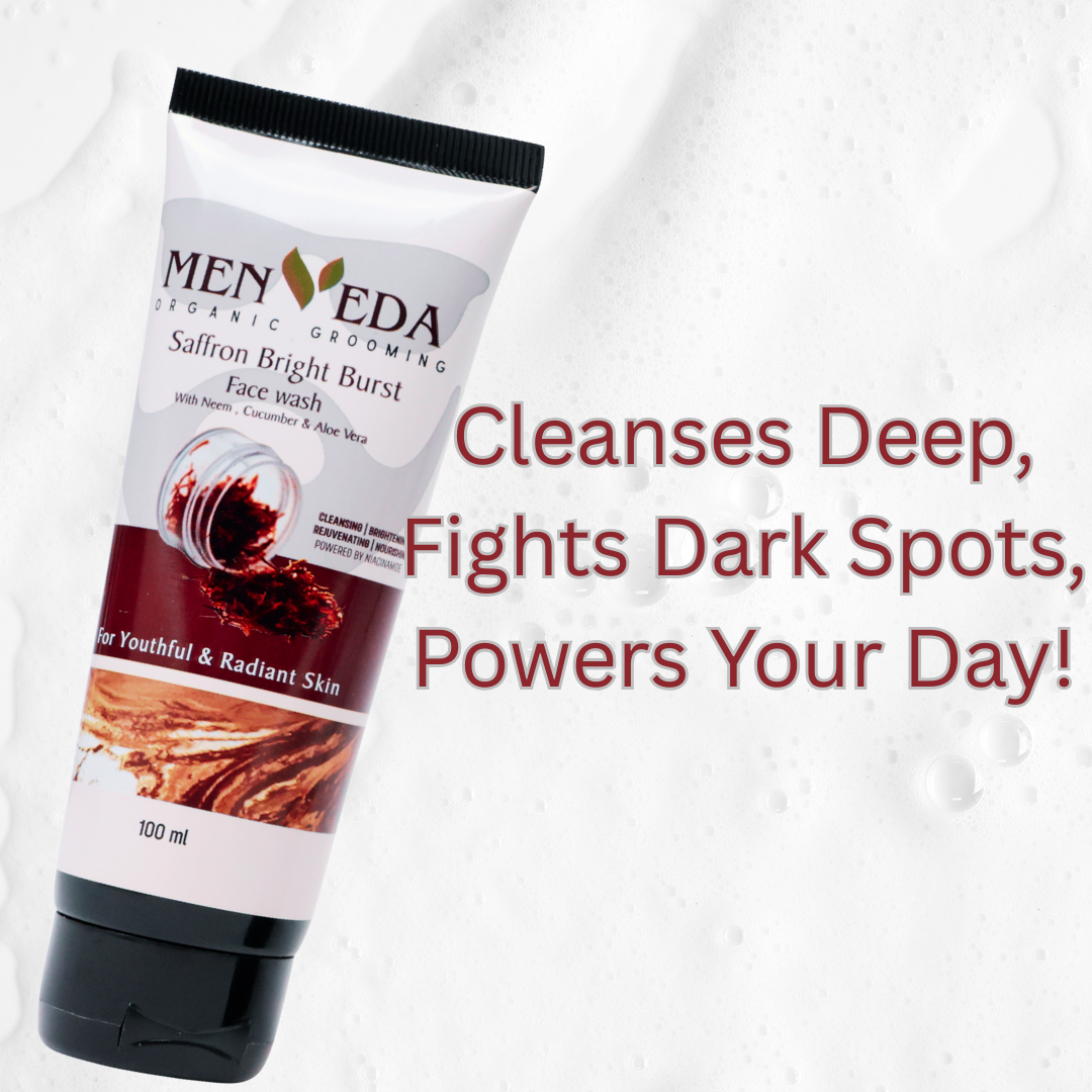 Bright Burst Face Wash |Saffron ,Neem , Cucumber & Aloe Vera – 100 ml