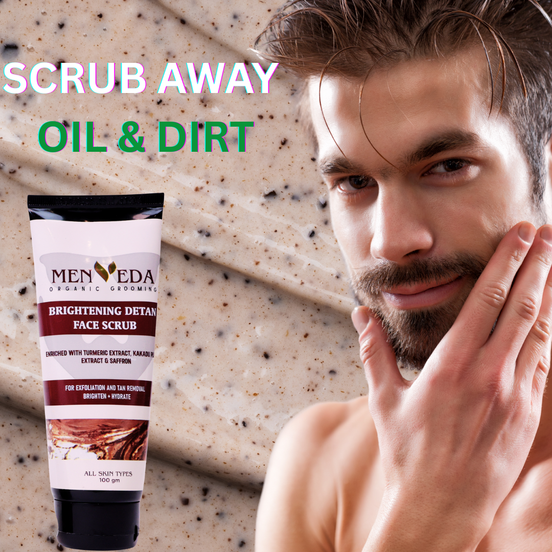 De-Tan Face Scrub |Turmeric , Saffron , Manjishtha & Ashwagandha – 100 g