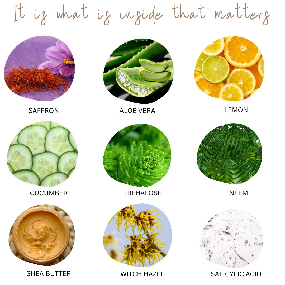 Bright Burst Face Wash | Saffron , Neem , Cucumber & Aloe Vera – 100 ml