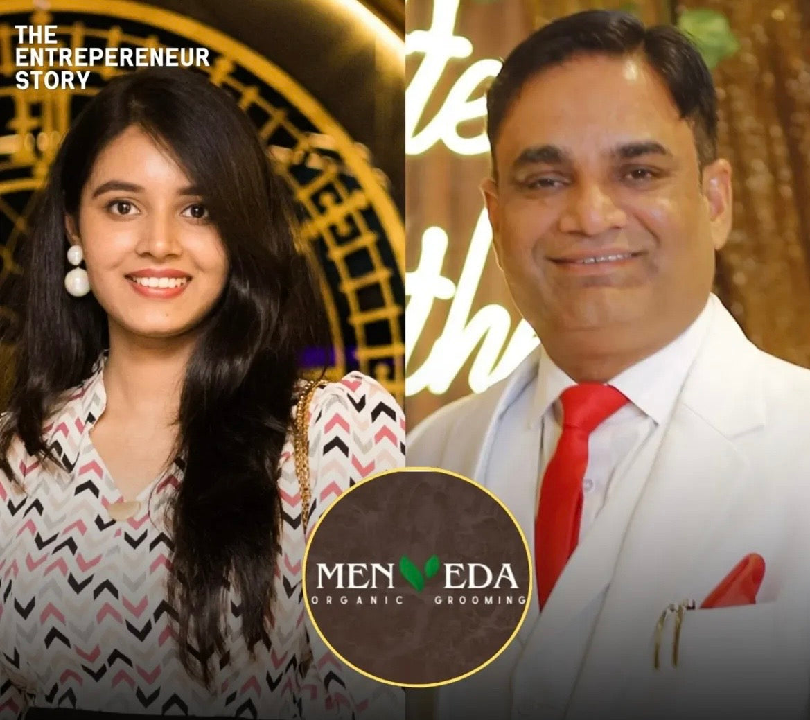 Founder of Menveda men’s skincare brand building organic grooming products for men in India
