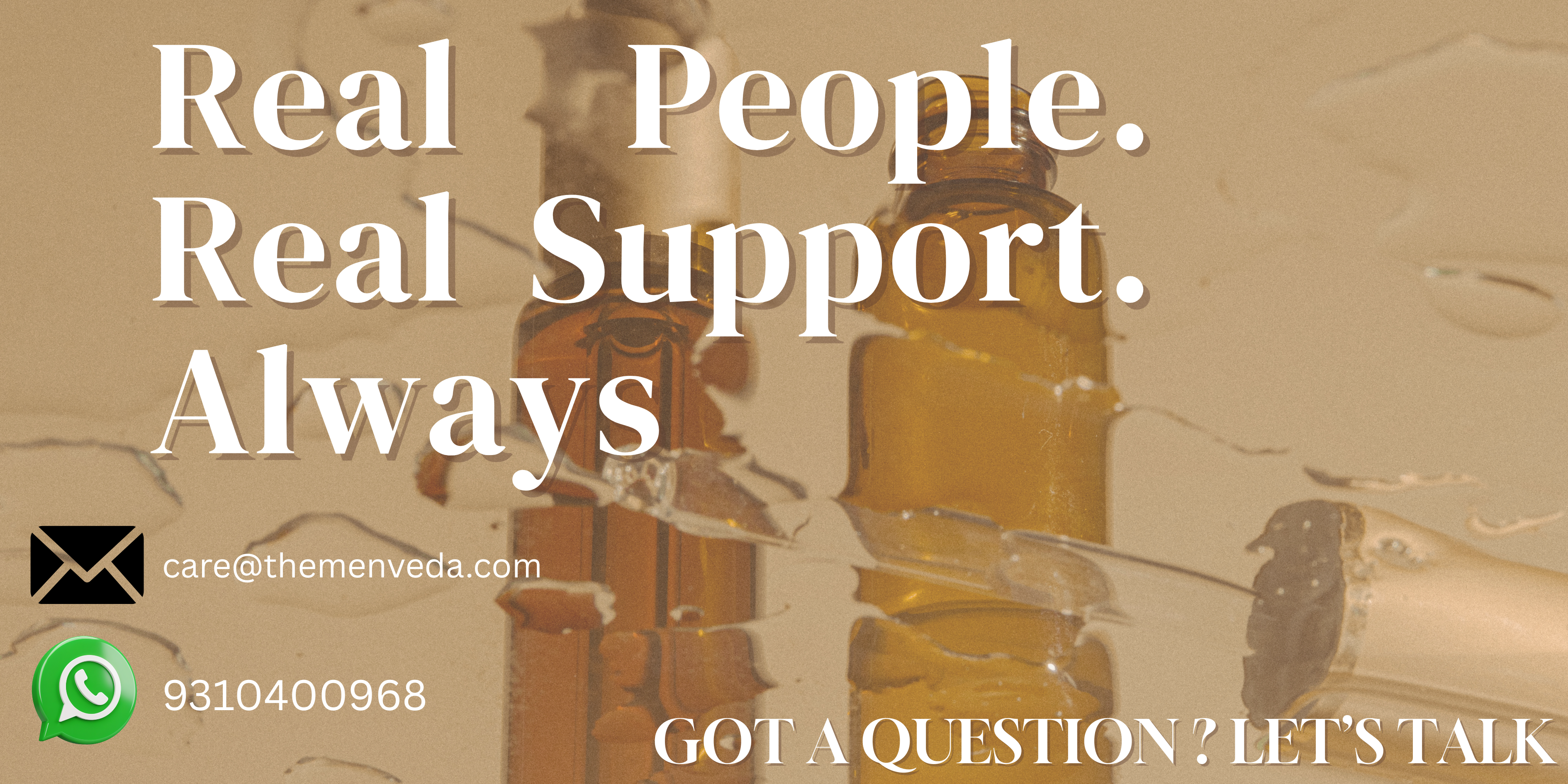 Contact Menveda skincare brand for men grooming product questions and support