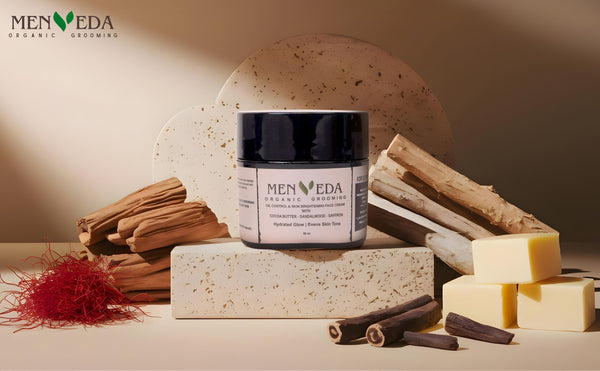 Menveda moisturiser for men lightweight hydration daily skincare for soft and healthy skin