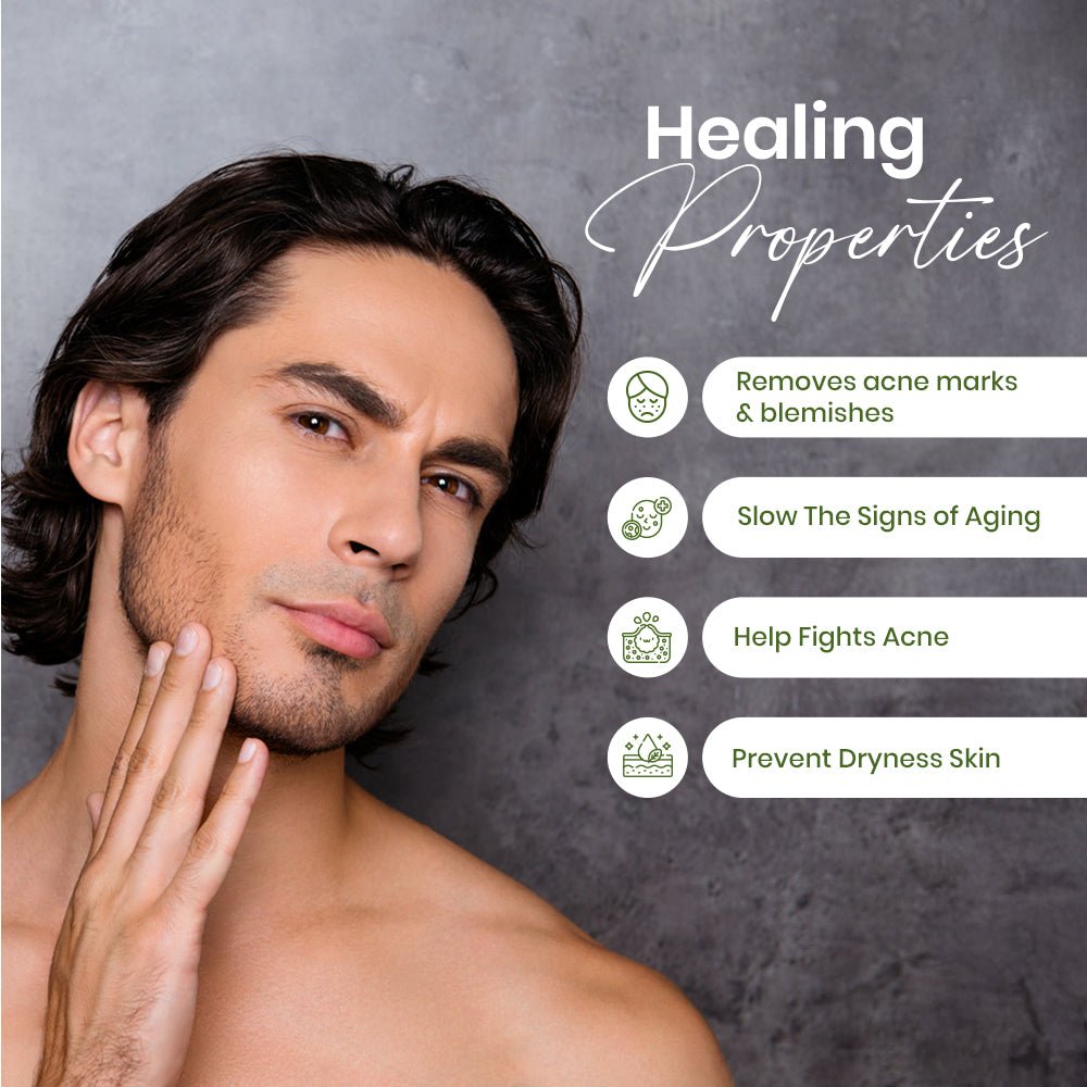 Menveda serum benefits for men including skin hydration glow improvement and skin repair