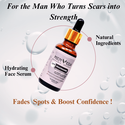 Menveda serum for men lightweight skincare serum for hydration glow and skin repair
