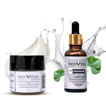 Menveda Brightening Combo (Face Serum + Moisturiser )