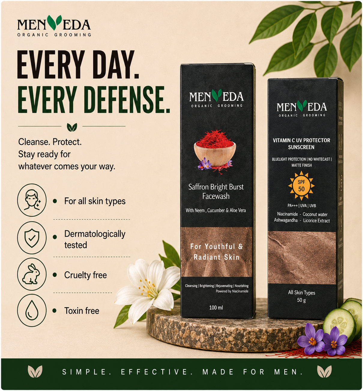 Menveda Daily Defense Duo