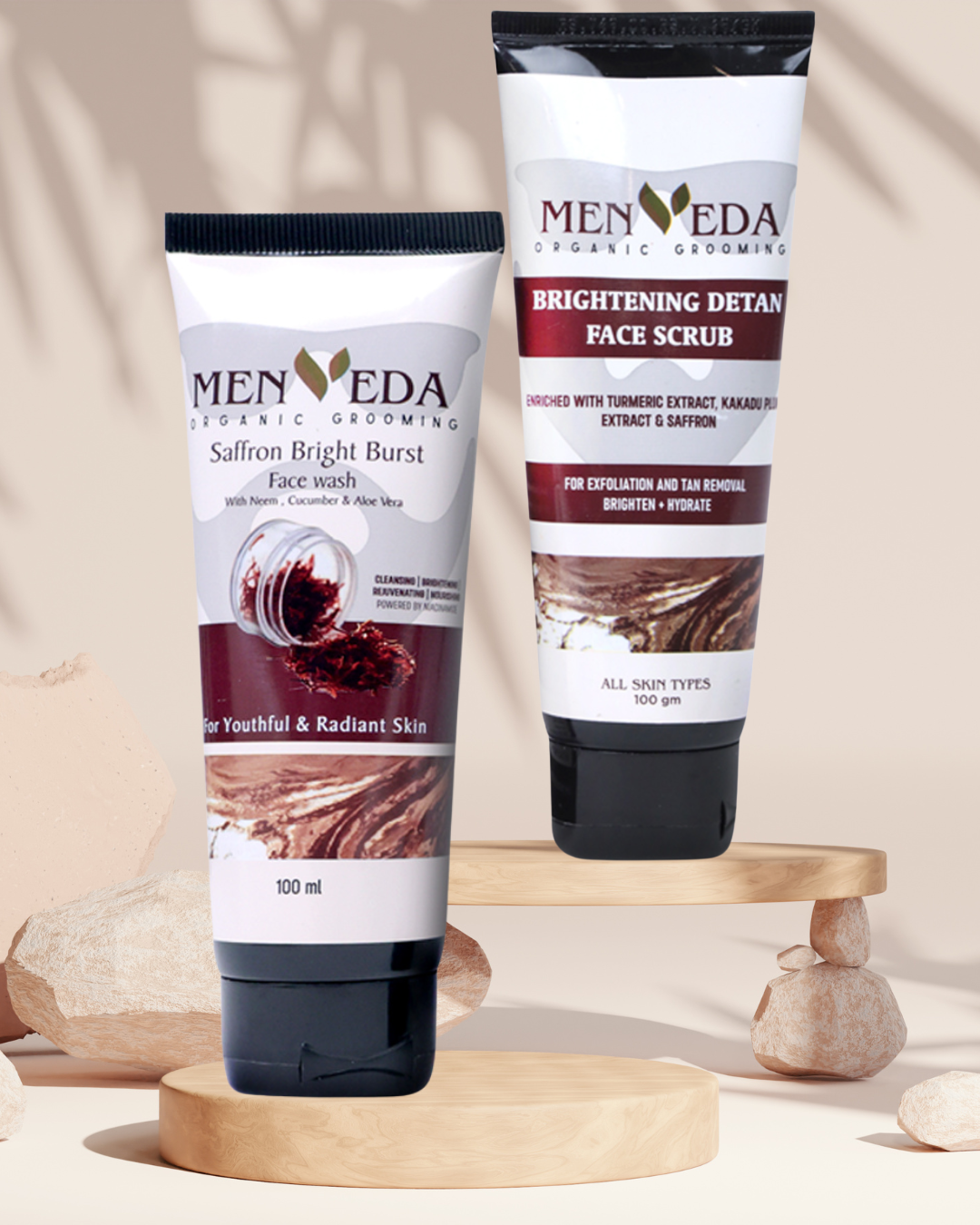 Brightening Facewash & Detan Face Scrub for Men