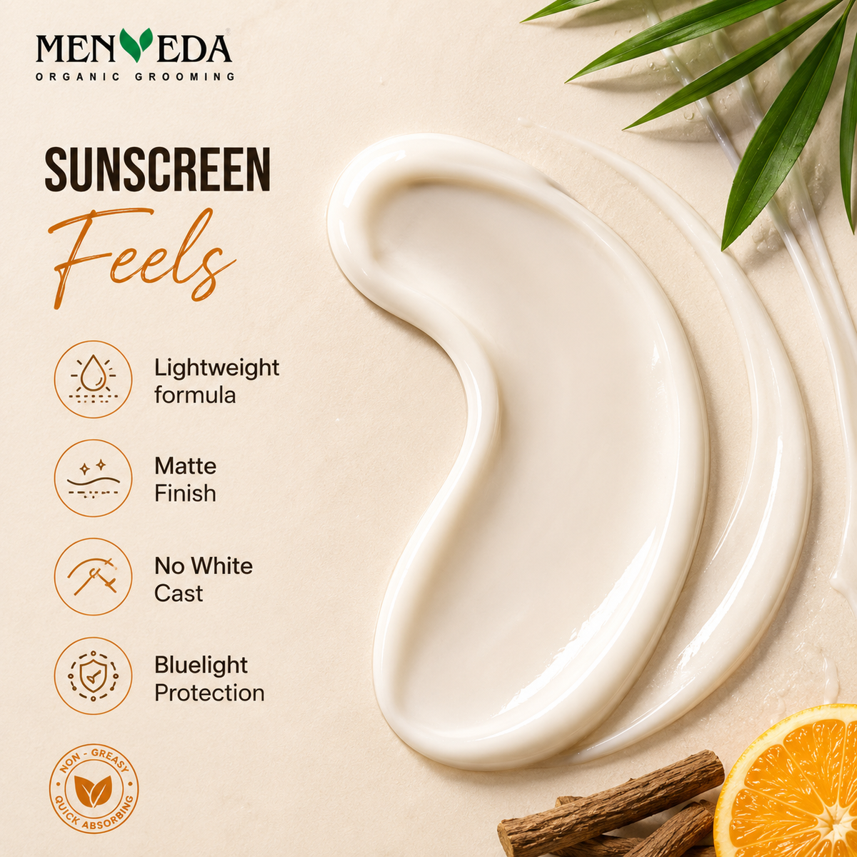 Vitamin C UV Protector Sunscreen SPF 50 PA+++ | Niacinamide, Coconut Water & Licorice