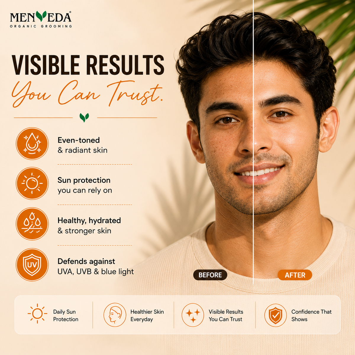 Vitamin C UV Protector Sunscreen SPF 50 PA+++ | Niacinamide, Coconut Water & Licorice