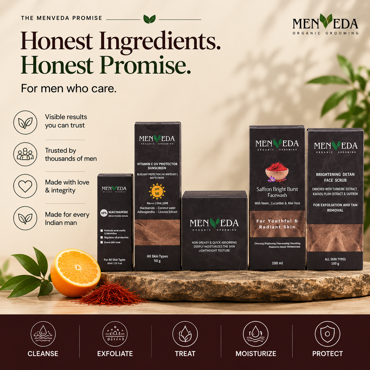 Menveda Ritual Kit (Complete Skincare Routine)